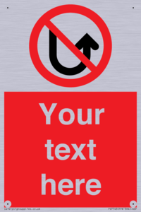 Custom prohibition No u turns